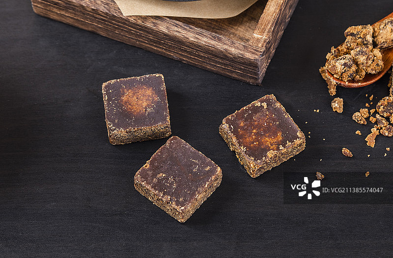 补血养生红糖块图片素材