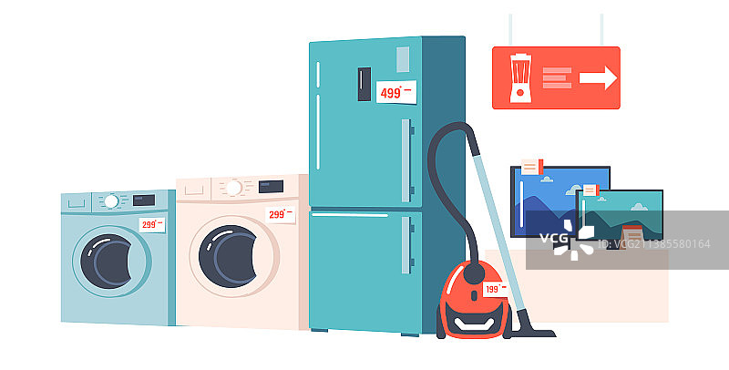 电子产品商店内部图片素材