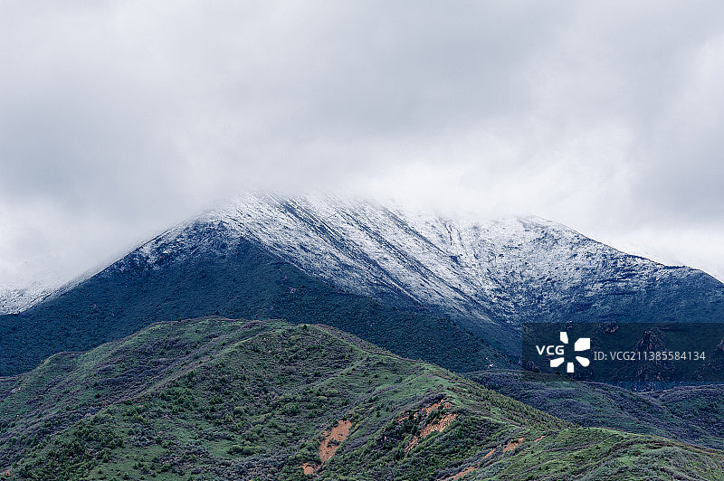 四川阿坝州松潘县自然风光图片素材
