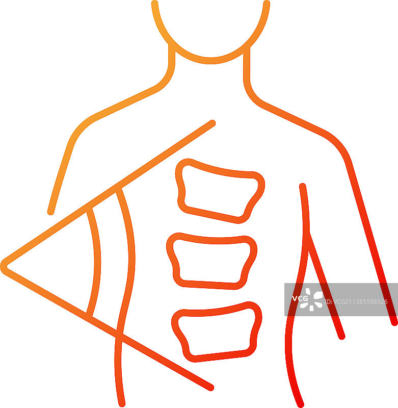 科布法渐变线性图标图片素材