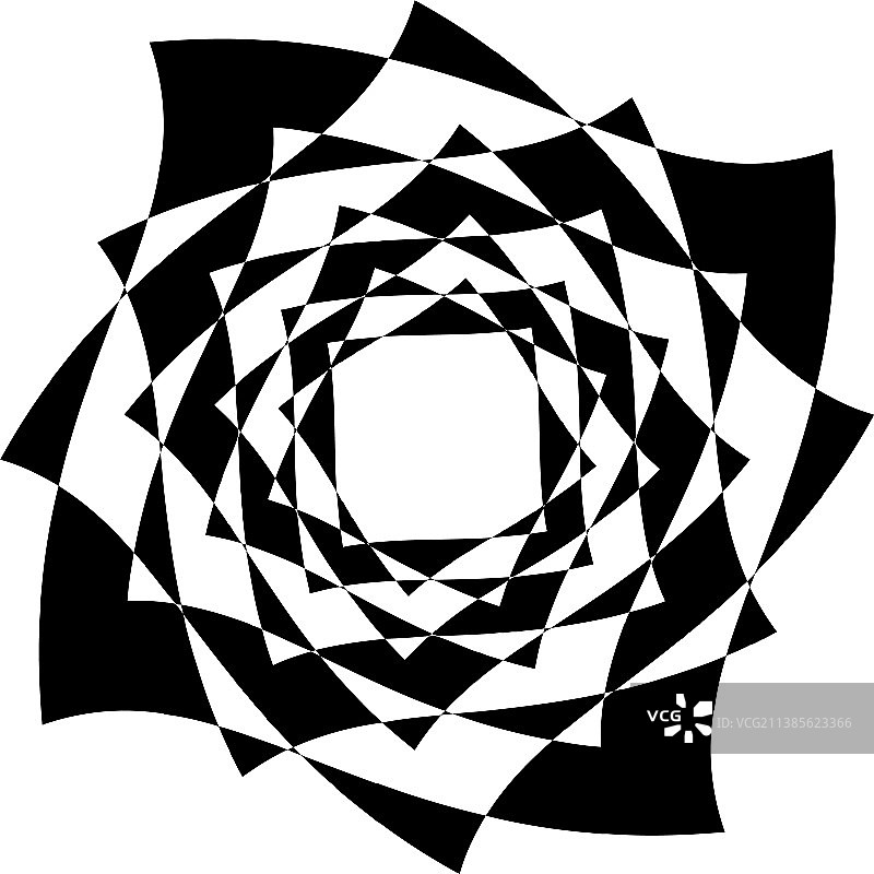 抽象op-art元素光学视觉艺术图片素材