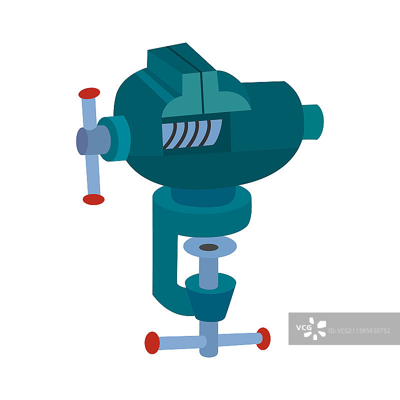 老虎钳钳口维修工具夹具绿色图标图片素材