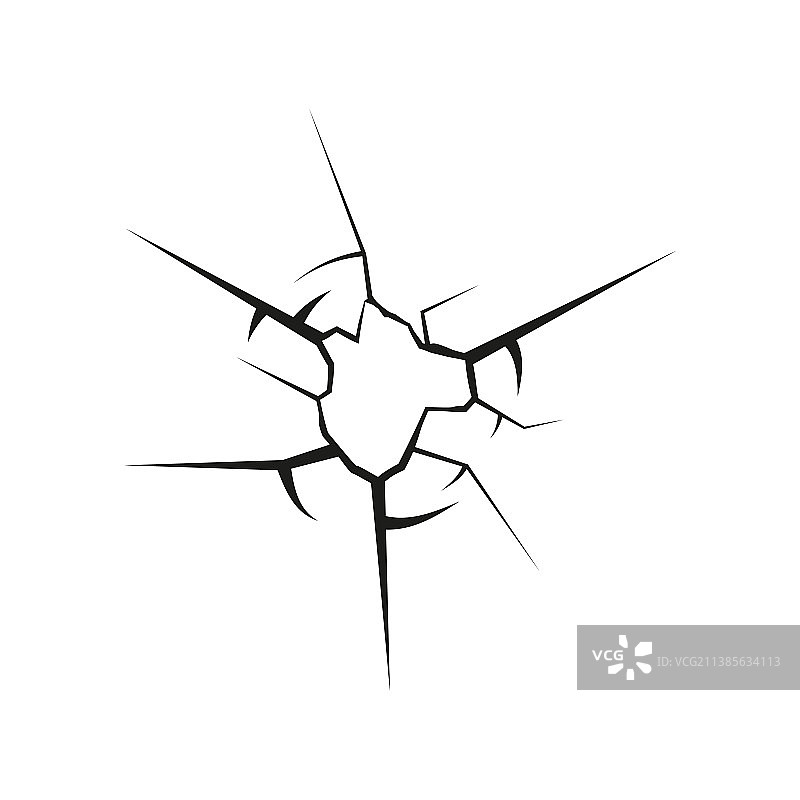 水晶玻璃面板上的碎玻璃图片素材