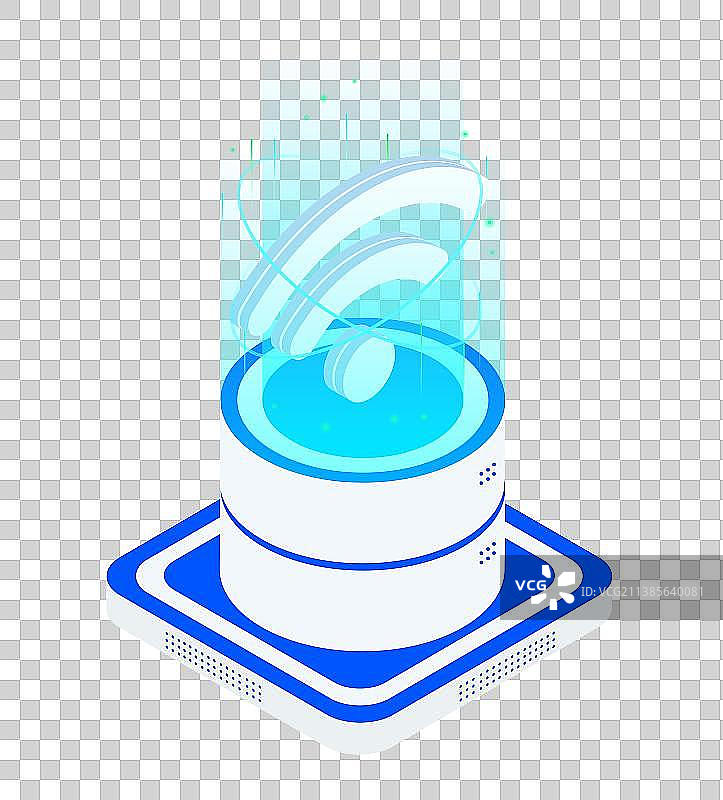 WIFI立体图标插画素材图片素材
