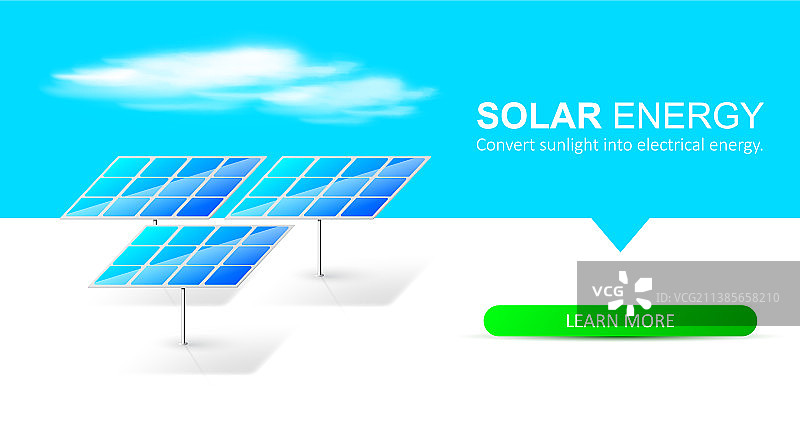 太阳能电池农场发电厂生态技术图片素材