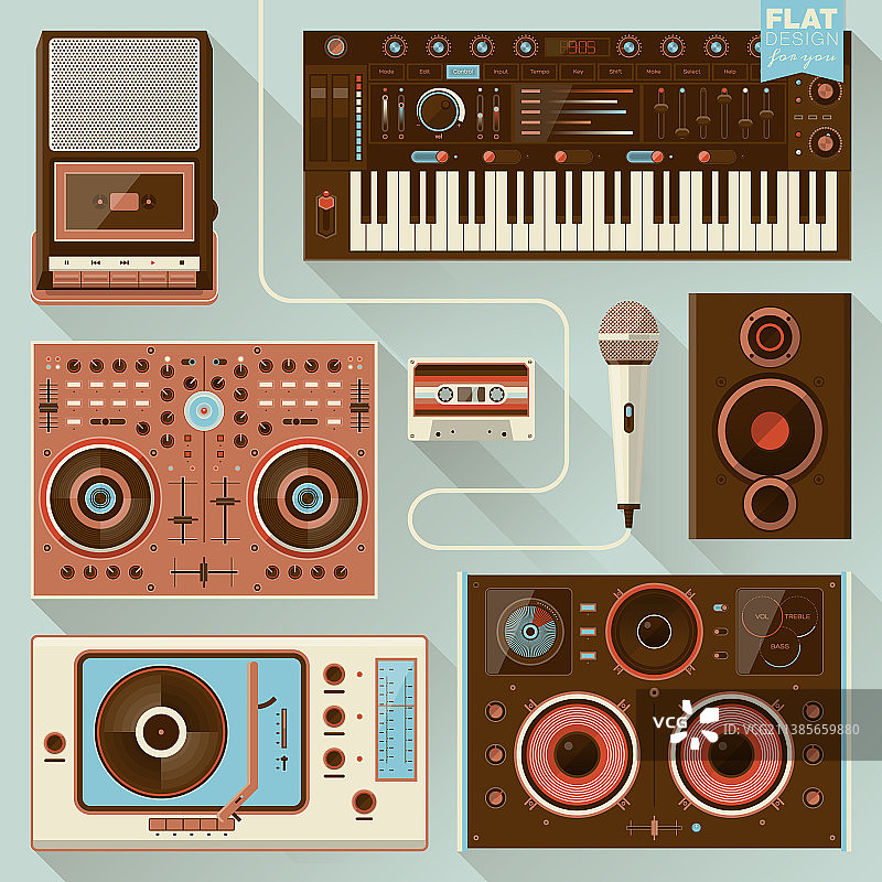 音乐小工具和乐器图片素材
