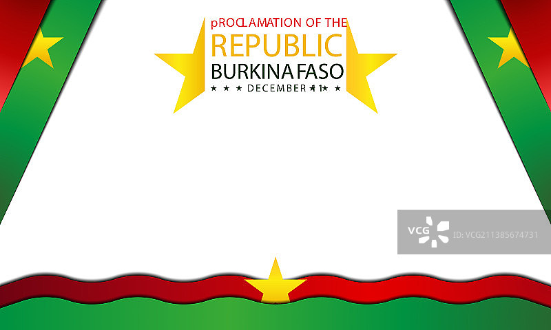 布基纳法索共和国日宣告图片素材