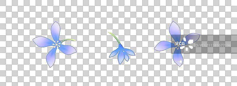 卡通花卉系列素材图片素材