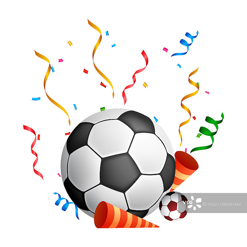 白色背景上的足球图片素材