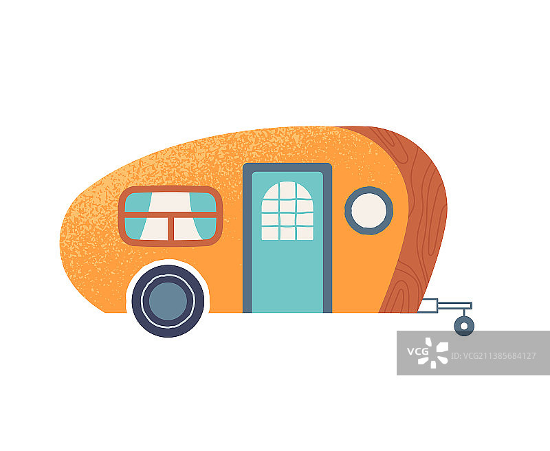 露营拖车贴纸图片素材