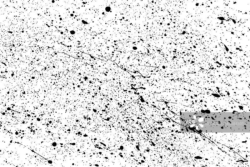 白色背景上的黑色墨滴图片素材