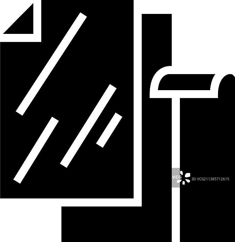 羊皮纸字形图标图片素材