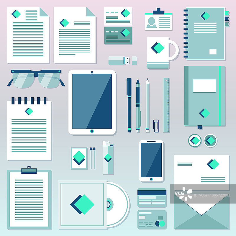现代扁平设计元素合集图片素材