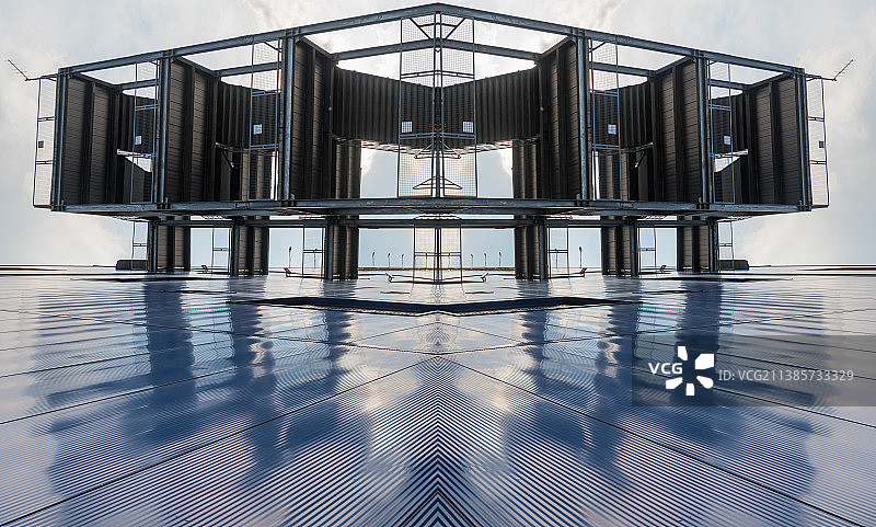 天空之镜图片素材