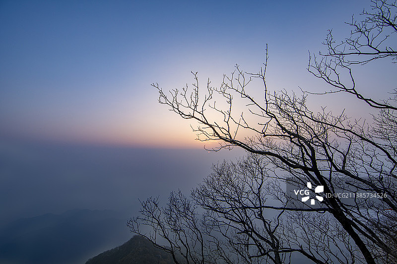 河南济源王屋山，愚公移山。图片素材