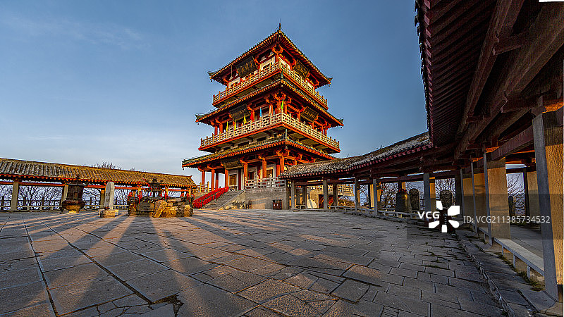 河南济源王屋山，愚公移山。图片素材