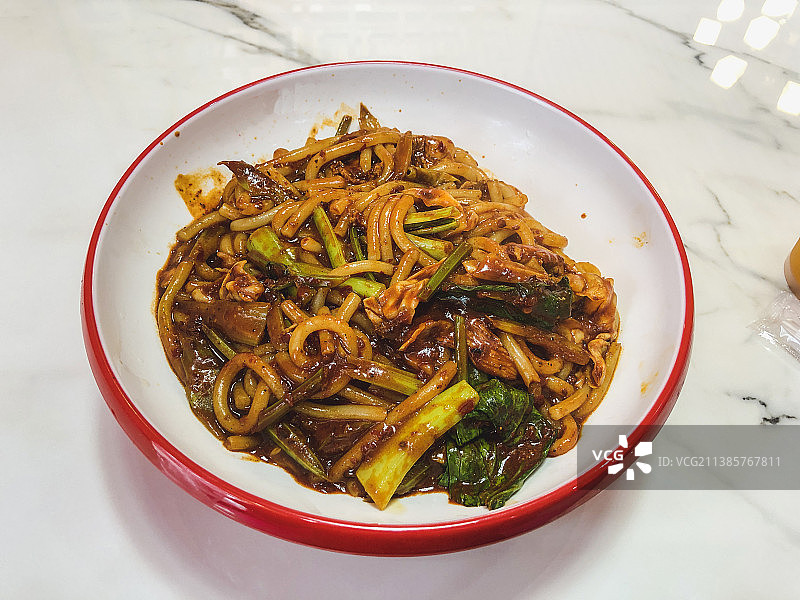 新疆炒米粉图片素材