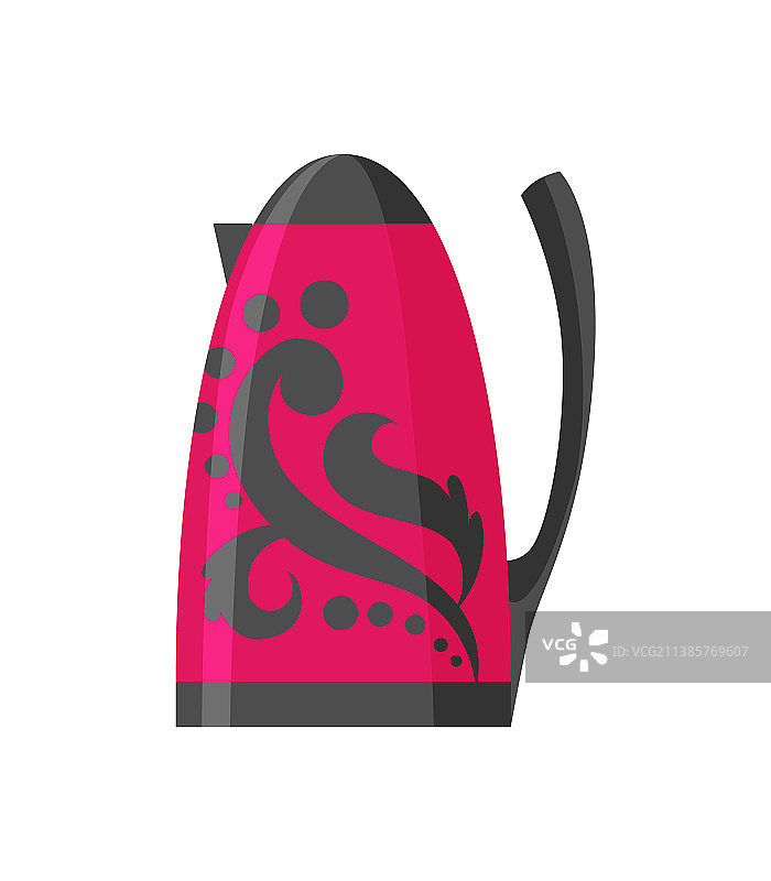 装饰性厨房用具电水壶图标图片素材