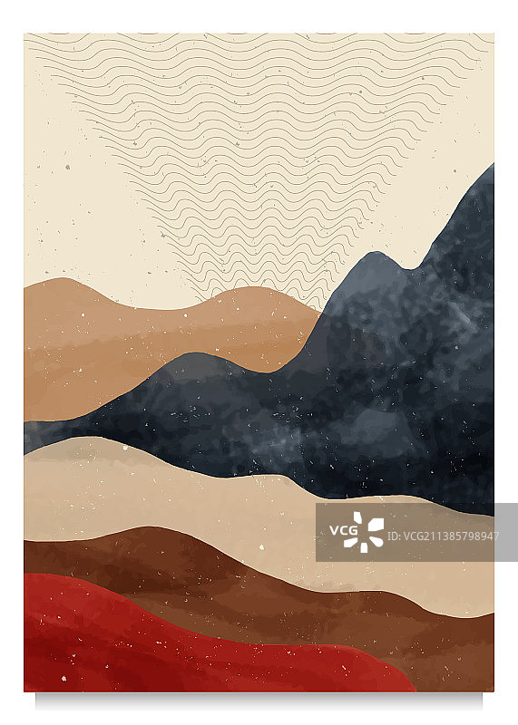 景观几何现代抽象设计图片素材