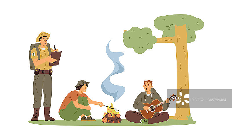 森林消防安全违规记录图片素材