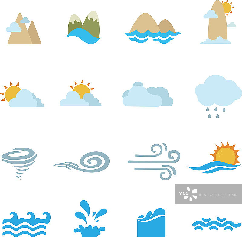 季节图标图片素材