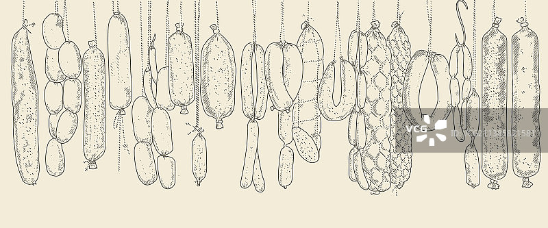 香肠及香肠制品图片素材