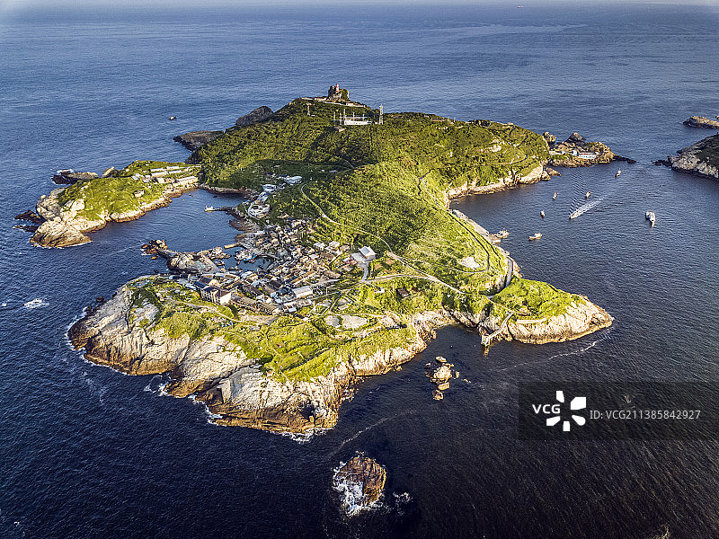 浙江宁波象山渔山岛海岛风光图片素材