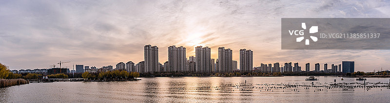 中国安徽宿州三角洲生态公园图片素材