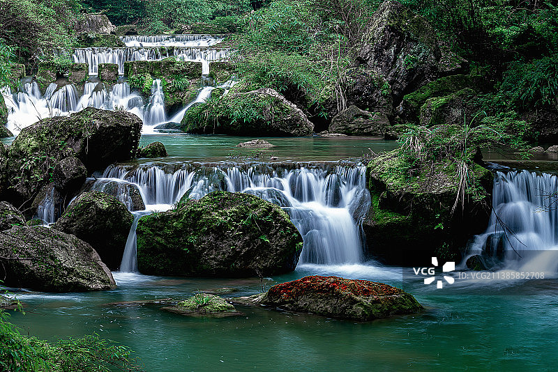 小溪 瀑布图片素材