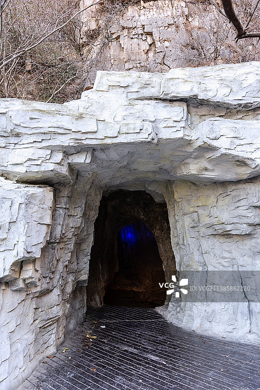 中国安徽皇藏峪的果老洞图片素材