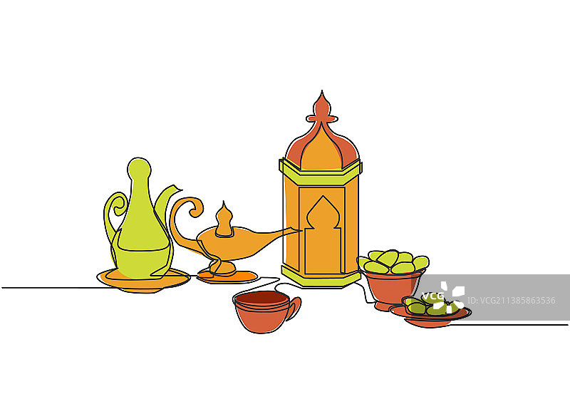 斋月节贺卡海报和banner图片素材