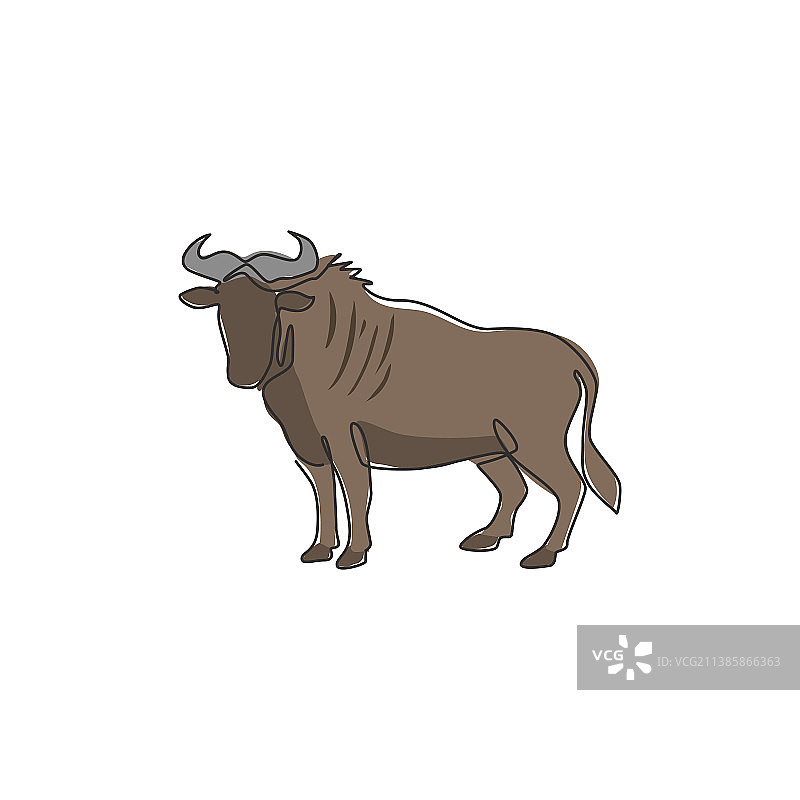 结实物体单线连续画图片素材