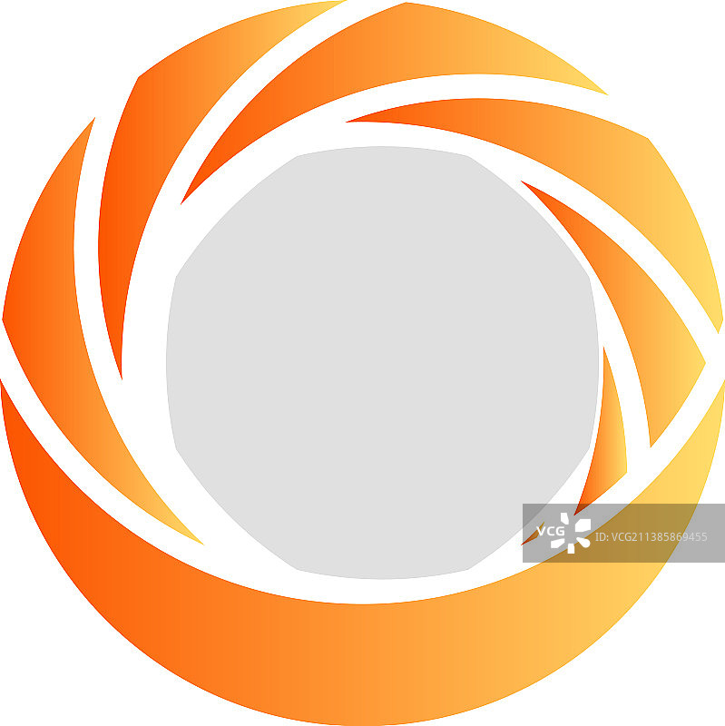 圆形抽象分段圆形图标图片素材