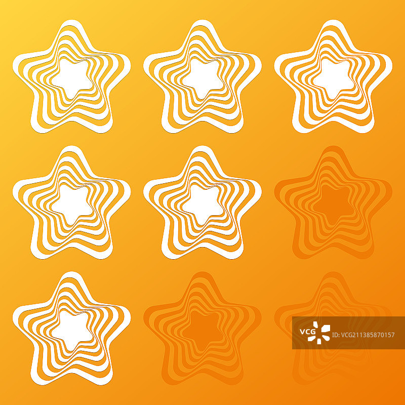 星级评分等级概念图片素材