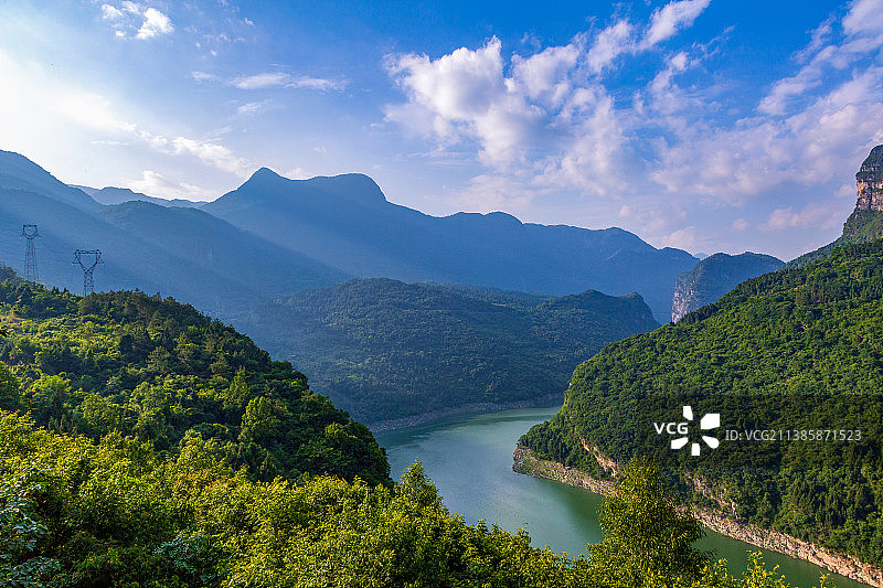 涪江大峡谷图片素材