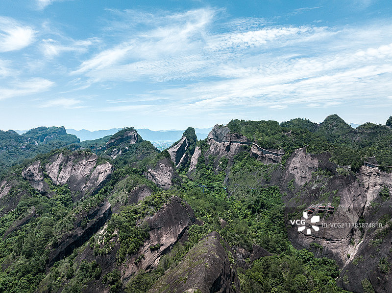 中国福建省龙岩市连城冠豸山风景区图片素材