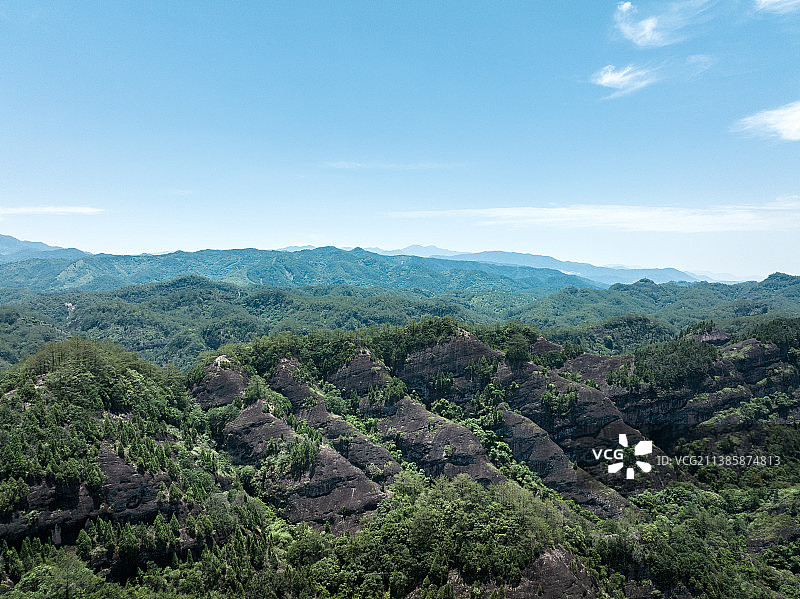 中国福建省龙岩市连城冠豸山风景区图片素材