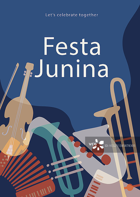 复古音乐节海报模板图片素材