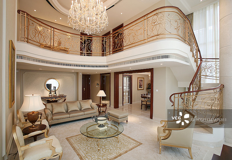 现代别墅样板房图片素材