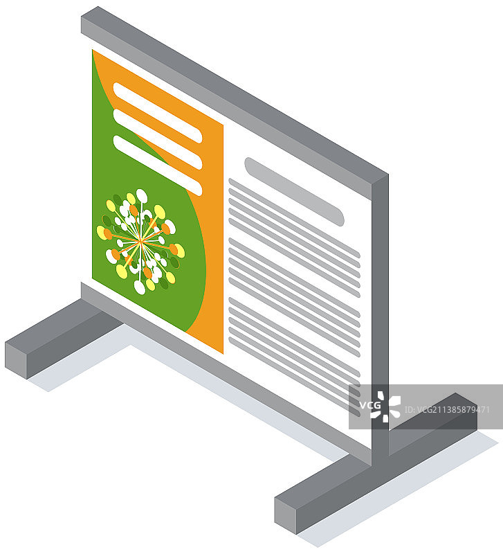 街头三明治广告牌图片素材