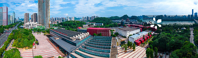 柳州工业博物馆航拍图片素材