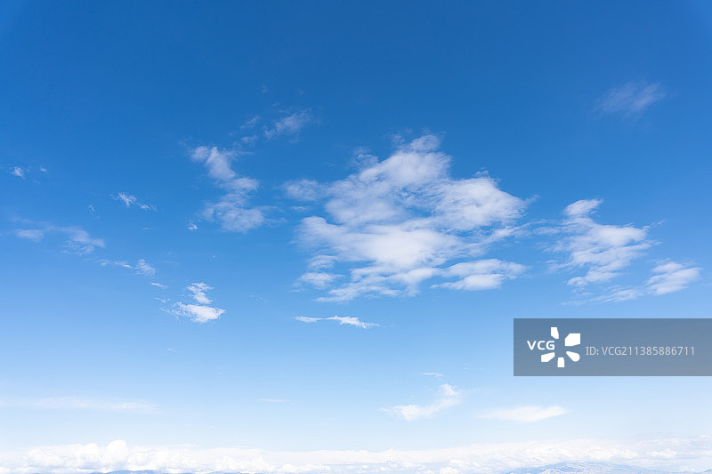蓝天白云背景图片素材