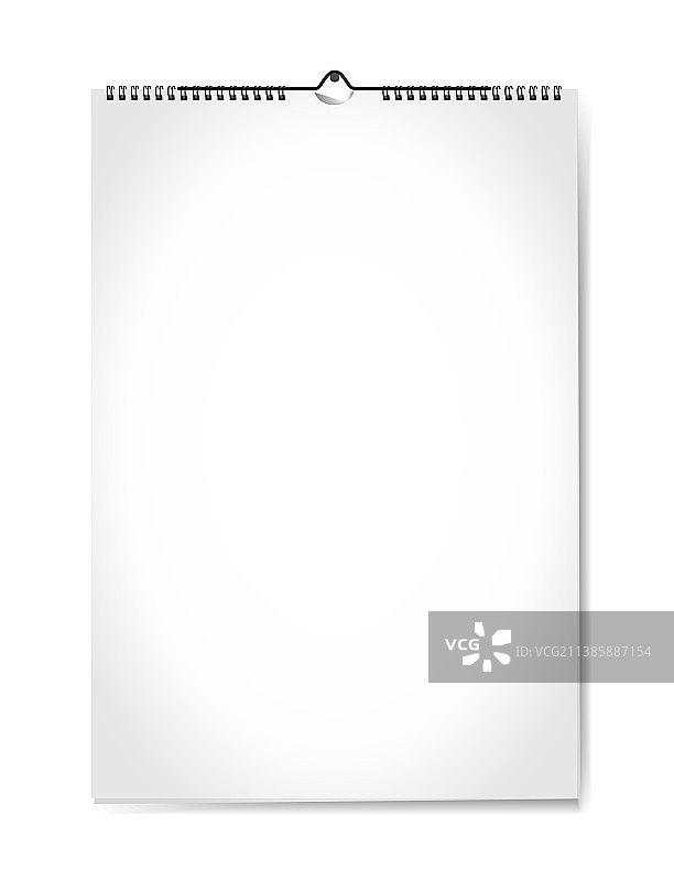 弹簧挂历样机图片素材