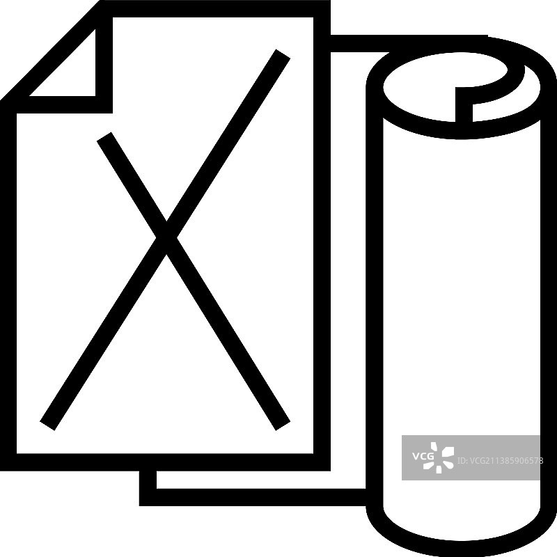 牛皮纸清单线图标图片素材