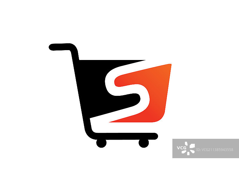 字母S商店logo模板图标符号图片素材