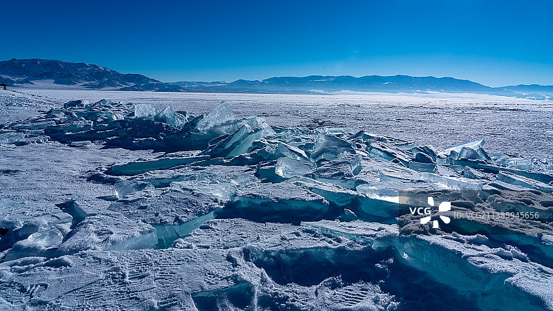 赛里木湖冬韵图片素材
