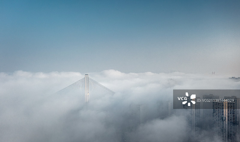 重庆平流雾图片素材