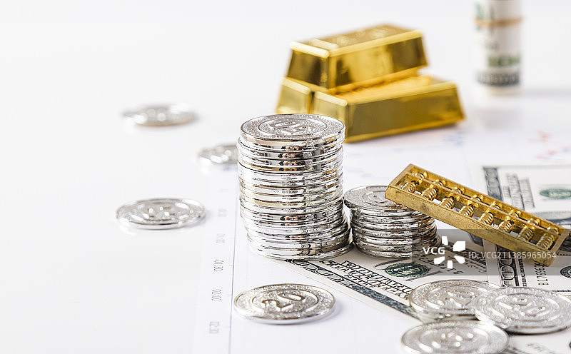 金融投资股票增长图片素材