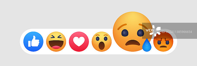 卡通气泡表情符号图片素材