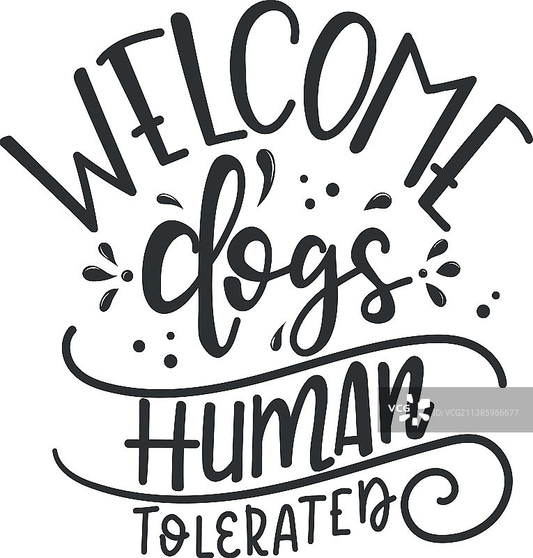 手绘小狗海报设计图片素材